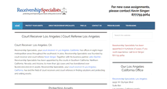 Desktop Screenshot of courtreceiverlosangeles.com