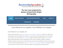 Tablet Screenshot of courtreceiverlosangeles.com